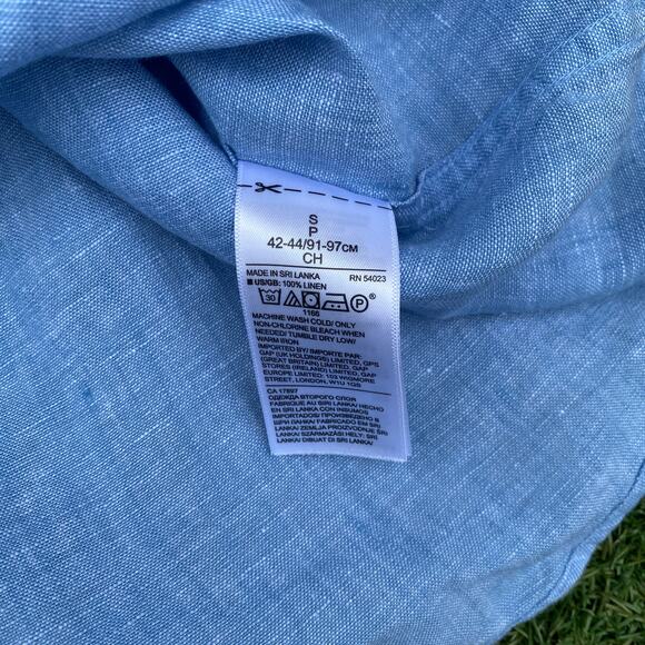 Banana Republic Men's Slim Fit Linen Button Up Shirt - Picture 4 of 4